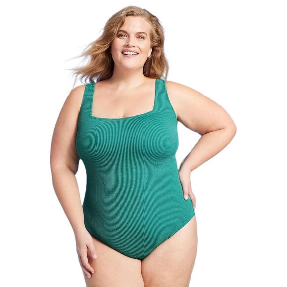Kona Sol NWT size 22 one-piece swimsuit plus size - Picture 1 of 7